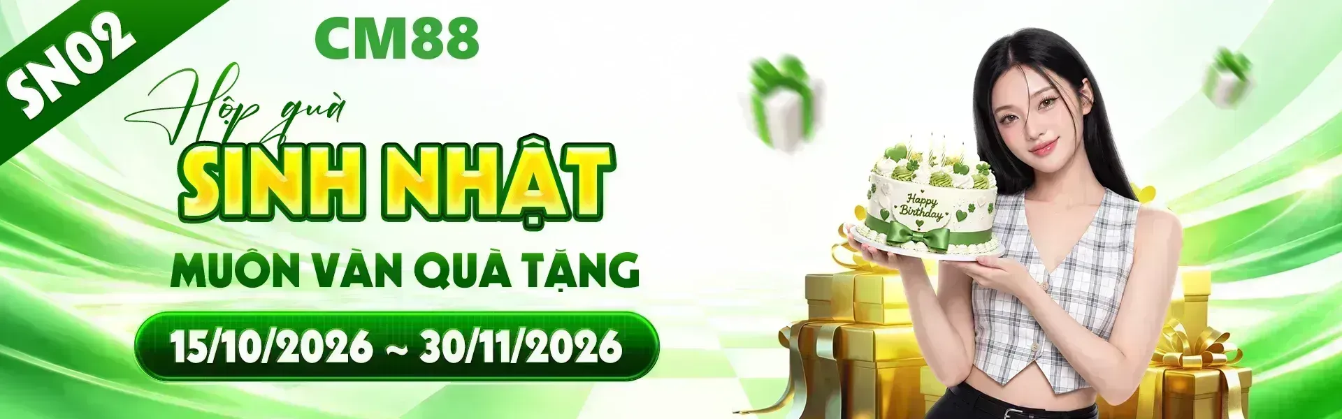 Phiên bản 3: CM88 – Hệ thống trò chơi trực tuyến đa dạng năm 2026, thưởng 100% cho lần nạp đầu, đăng ký nhận +68K tiếp cận nhiều sản phẩm hấp dẫn, bảo mật thông tin, giao dịch linh hoạt.
